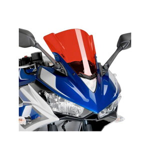 Puig ���[�V���O�X�N���[�� �J���[ ���b�h 7649R �v�[�` �X�N���[���֘A�p�[�c YZF-R3/YZF-R25