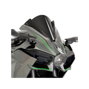 Puig レーシングスクリーン カラー ブラック 7631N プーチ スクリーン関連パーツ バイク NINJA H2/H2R