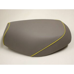Grondement リモコンジョグ 4サイクル(SA39J) 国産シートカバー グレー タイプ 張替 仕様 黄パイピング GH110YC70P100 グロンドマン シート関連パーツ バイク リモコンジョグ