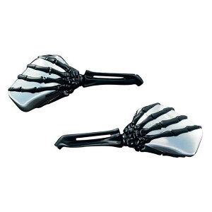 kuryakyn �X�P���g���n���h�~���[ 1�y�A �J���[ �u���b�N/�N���[�� T14-KUR1764 �N���A�L�� �~���[�֘A�p�[�c �n�[���[