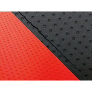 Grondement CBR1000RR(SC57) 国産シートカバー 張替 エンボス黒&エンボスレッド 仕様 黒ステッチ 適合 シングル(フロント側) GH5574HC827S10 グロンドマン シート関連パーツ バイク CBR1000RR