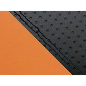 Grondement CBR1000RR(SC57) 国産シートカバー 張替 エンボス黒&オレンジ 仕様 黒ダブルステッチ 適合 シングル(フロント側) GH5574HC814SW10 グロンドマン シート関連パーツ バイク CBR1000RR