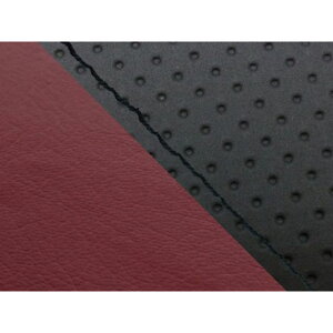 Grondement CBR1000RR(SC57) 国産シートカバー 張替 エンボス黒&ワインレッド 仕様 黒ステッチ 適合 シングル(フロント側) GH5574HC835S10 グロンドマン シート関連パーツ バイク CBR1000RR