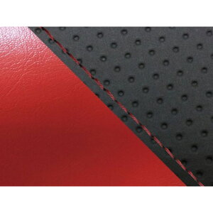 Grondement CBR1000RR(SC57) 国産シートカバー 張替 エンボス黒&赤 仕様 赤ステッチ 適合 ダブル(リア側) GH5575HC84S40 グロンドマン シート関連パーツ バイク CBR1000RR