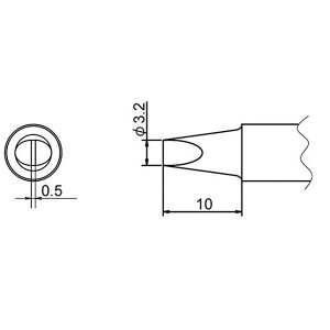 HAKKO T20-D32 FX-838pĐ 3.2D^ T20-D32 nbR[ nhc[ oCN   ]