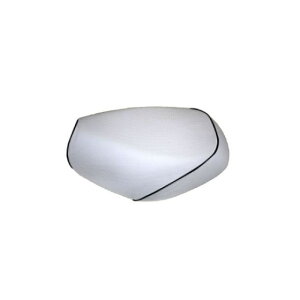 Grondement エイプ50 国産シートカバー 張替 エンボスホワイト 仕様 黒パイピング GH79HC280P10 グロンドマン シート関連パーツ バイク エイプ50