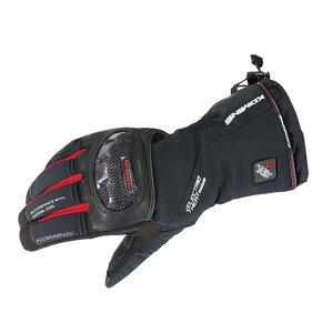 【特価品】KOMINE EK-200 カーボンプロテクトエレクトリックグローブ(ブラック/レッド) サイズ XL ・08-200 コミネ 電熱ウェア・防寒用品 バイク