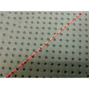 Grondement スーパーディオ/ZX/SR(AF27/28) 国産シートカバー 張替 エンボス黒 仕様 赤ステッチ GH16HC80S40 グロンドマン シート関連パーツ バイク スーパーディオ/ZX/SR