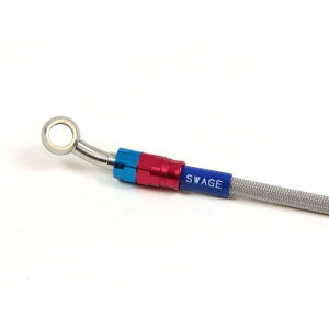 SWAGE-LINE PRO ���A�u���[�L�z�[�X�L�b�g�i���b�h/�u���[�j �z�[�X�J���[ �N���A SAP0033R ���[�J�[�݌ɂ��� �X�E�F�b�W���C���v�� �u���[�L�z�[�X�E�P�[�u���� CBR1000RR/SP ABS