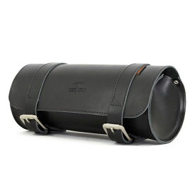 LONGRIDE クラシック ツールバッグ 6.5L（ブラックレザー） CUS123 ロングライド ツーリング用バッグ