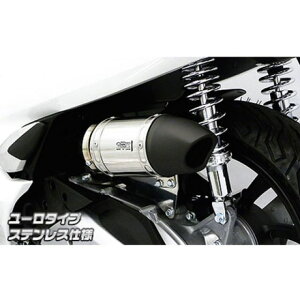 WirusWin PCX(2BJ-JF81)用 サイレンサー型エアクリーナーキット ユーロタイプ(ステンレス仕様) ウイルズウィン エアクリーナー バイク PCX