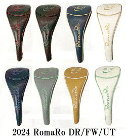 2024 RomaRo ロマロ(1W用、FW用、UT用) S/M/LPRO MODEL HEAD COVER ヘッドカバー マグネット式 ドライバー用