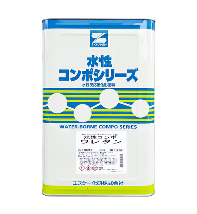 楽天市場】エスケー化研 水性コンポウレタン 各ツヤ 日塗工 淡彩 16K 