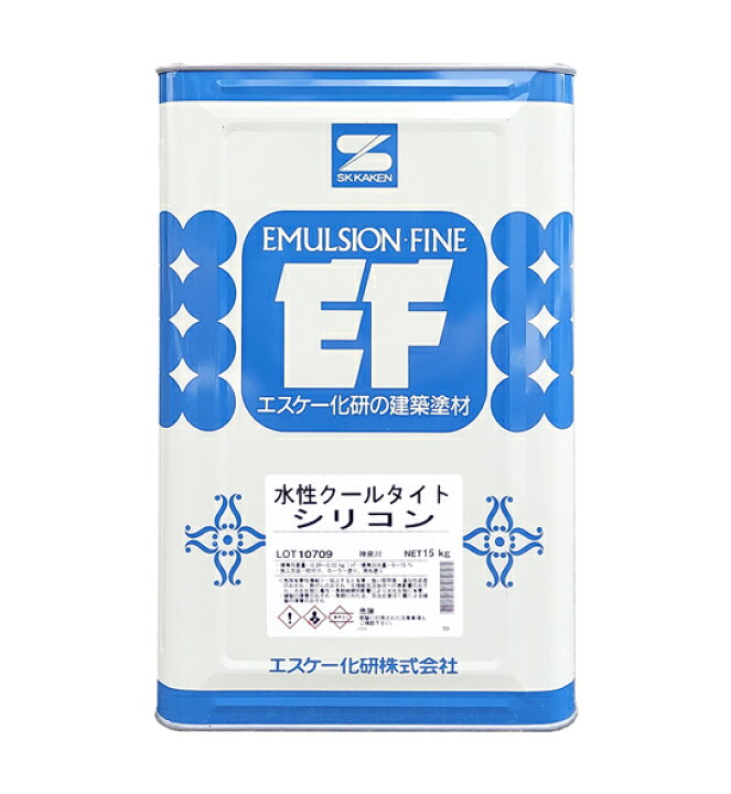 楽天市場】エスケー化研 水性クールタイトシリコン ツヤ有 標準色濃彩 