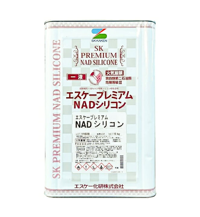 楽天市場】エスケー化研 エスケープレミアムNADシリコン 各ツヤ 日塗工 