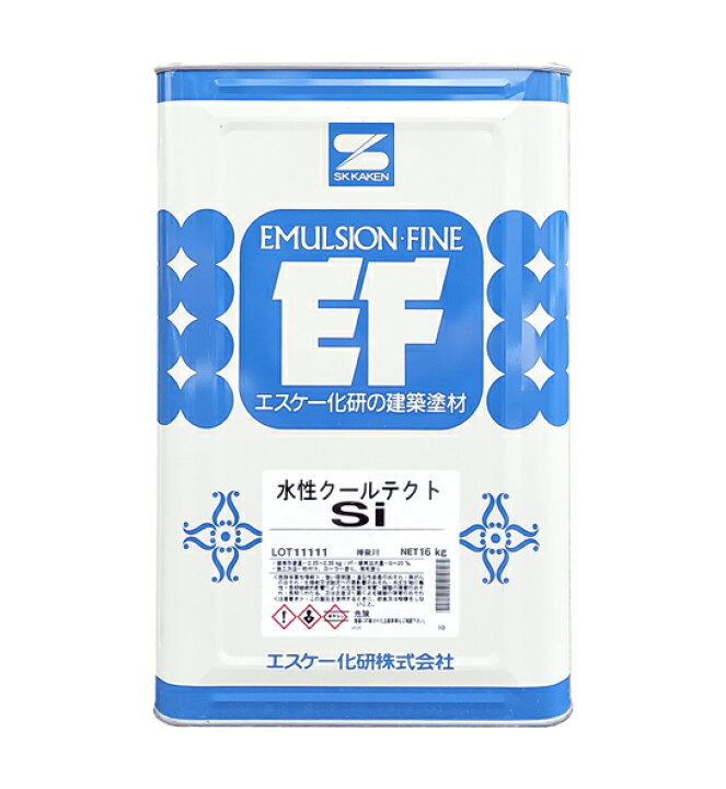 楽天市場】エスケー化研 水性クールテクトSi 各ツヤ 標準色 16K : 塗料 