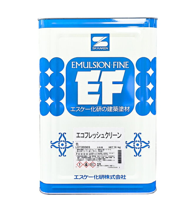 楽天市場】エスケー化研 エコフレッシュクリーン 各ツヤ 日塗工 極濃彩 