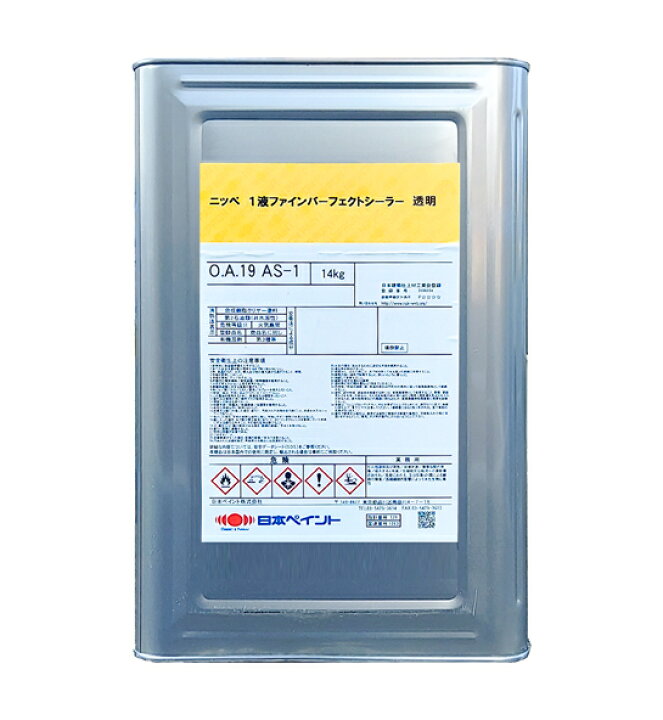 楽天市場】日本ペイント 1液ファインパーフェクトシーラー 透明 14K 
