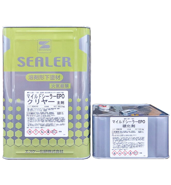 楽天市場】エスケー化研 マイルドシーラーEPO クリヤー 14Kセット  