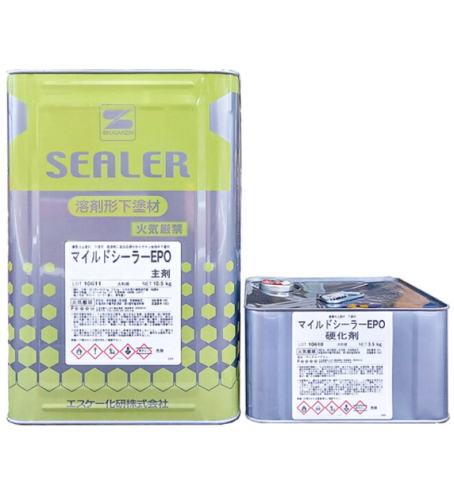 楽天市場】エスケー化研 マイルドシーラーEPO ホワイト 14Kセット 遮熱 