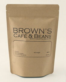 BROWN'S Cafe & Beans オリジナルブレンドコーヒー 豆タイプ 200g × 2パック 送料無料