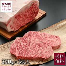 内山肉店 雪温熟成 サーロインステーキ 250g×3枚 送料無料 にいがた和牛 新潟 ビーフ 牛肉 贈答 プレゼント 贈り物 ギフト