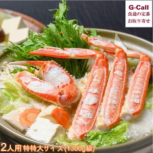 魚政 プレミアムズワイガニ地鍋セット 2人用 特特大サイズ 1300g級 魚政BLACK 北海道・沖縄送料別 カニ鍋 お刺身 焼きガニ カニシャブ 雑炊 御祝 お取り寄せ