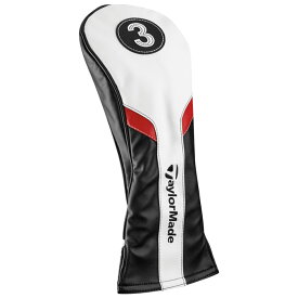 【USモデル】テーラーメイド 3W用 ヘッドカバー ブラックホワイトレッド Taylormade フェアウェイウッド用 ゴルフ GOLF 【新品】【即納】【あす楽対応】