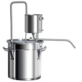 蒸留器 酒 蒸留水器 精油 芳香 ホーム蒸留器 家庭用 ワイン造りセット ステンレス鋼製 発酵タンク 13L(13L)