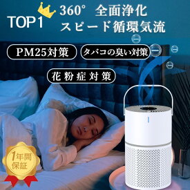 空気清浄機 13畳 ウイルス対策 車載 アレルギー 花粉対策 軽量 小型 省エネ 加湿なし PM2.5 除菌 活性炭フィルター USB マイナスイオン hepa 静音 カビ タバコ
