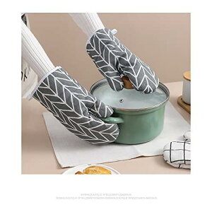 オーブン手袋耐熱ミトン オーブンミトン 鍋つかみ 耐熱グローブ バーベキューグローブ BBQグローブ キッチン グローブ クッキング用 滑