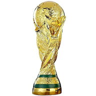 ワールドカップのトロフィー、サッカー選手権のトロフィー、2022年の自然サイズの金色の力士のトロフィー…