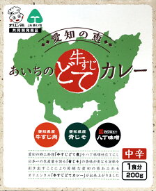 旨味と風味の絶妙な調和　愛知の恵　【あいちの牛すじどてカレー(牛筋どてカレー)(牛スジどてカレー)】（200g）【RCP】【ご当地カレー/レトルトカレー】(愛知県)