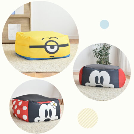 楽天市場 送料無料 特大 ビーズクッション キャラクター 公式ライセンス取得 Lサイズ ミッキー ミニー ミニオン 洗える カバー ソファ ディズニー ミッキーマウス ミニーマウス ミニオンズ 座椅子 ビーズ クッション 大きい かわいい 一人掛け G Dreams