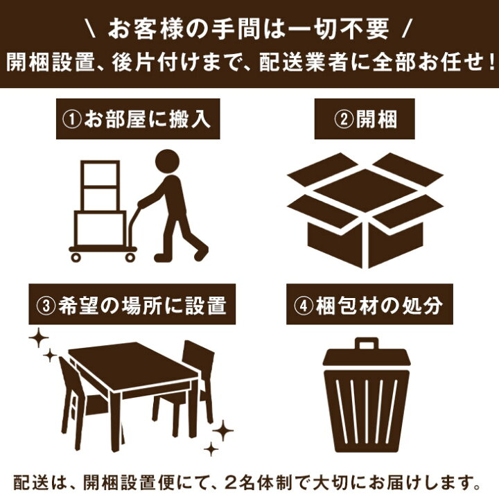 楽天市場】【食器棚/キッチンカウンター専用】開梱設置サービス 【超 