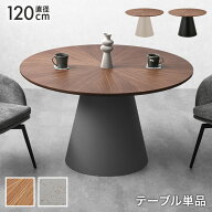 円形 ダイニングテーブル 幅120 4人掛け アイアン脚 単品 ダイニング テーブル 丸テーブル 丸 丸型 円 円…