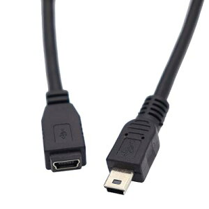 ViViSun USB2.0-Mini BP[u USB2.0-Mini B to Mini B 5PIN5cP[u IXtoX ~jBRlN^ IX|~jBRlN^ Xi~jBpj f[^]&[dΉ (0.5m)