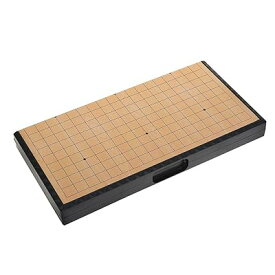 囲碁セット 囲碁 囲碁盤 セット 折り畳み式碁盤 ポータブル マグネット石 知育玩具 28.5x14.5x3 cm