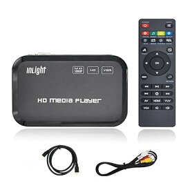 メディアプレーヤー 最大解像度 3840*2160p 30fps SDカード・USBメモリ対応 動画・音楽・写真再生 HDMI・VGA・コンポジット・コンポーネント出力対応 テレビ再生 写真や動画をテレビで再生 付属HDMIケーブル