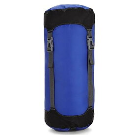 コンプレッションバッグ 寝袋 スタッフバッグ 軽量 収納袋 圧縮バッグ コンプレッションサック ハイキング キャンプ 旅行 登山 アウトドア(BE, M)