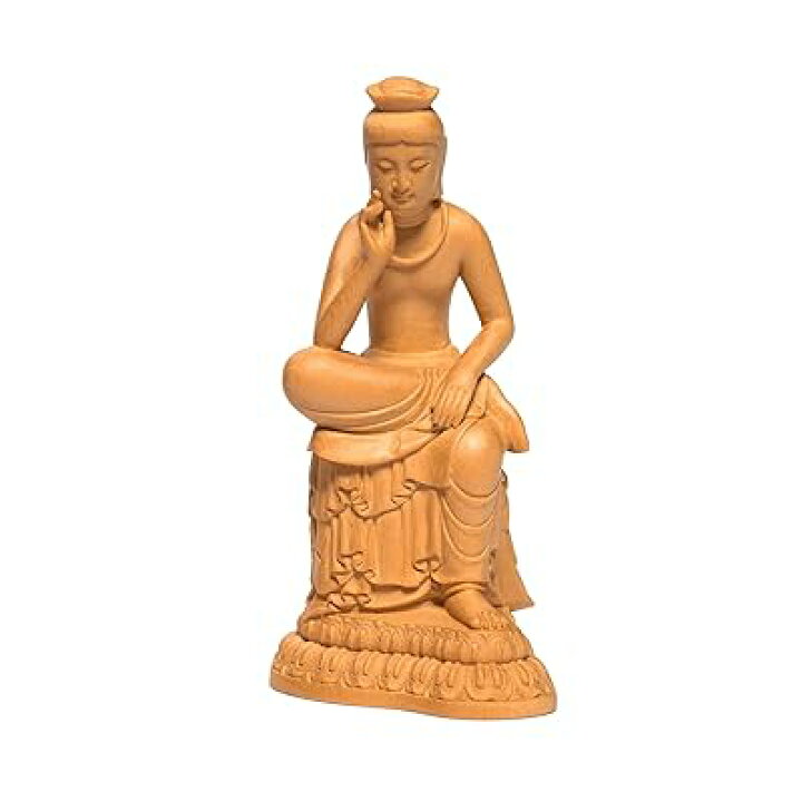 楽天市場】繁樓藝雕 仏像 弥勒菩薩 半跏思惟像 木彫り 仏壇仏像 置物 