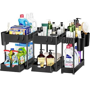 VN[ 3 XChbN 2i Lb` bN/ʑ䉺[bN gȒP ȃXy[X 21.8×40×33.5cm (ubN)