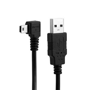 Mini USB B Type 5�s�� �I�X ���p�x 90�x����USB 2.0 �I�X �f�[�^�P�[�u�� 6�t�B�[�g 1.8m, NF-U2-057-LE-1.8M