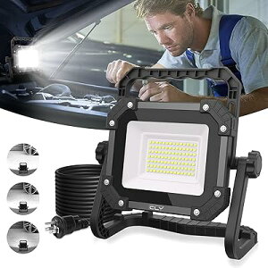 LED [NCg ledCg  ACRZg 100VΉ /Ogp 80W 3iKPx Px 8800[ F 6500K 800W IP65h 3.5?P[u ȃGl 邢  ֌g L͈͏