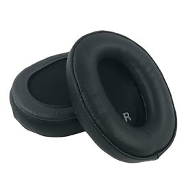 イヤーパッド for Audio-Technica (オーディオテクニカ) ATH-SR9 ATH-DSR9BT ATH SR9 DSR9BT ヘッドセット に対応 交換用 ヘッドホンパッド イヤークッション メモリーフォーム (ブラック)