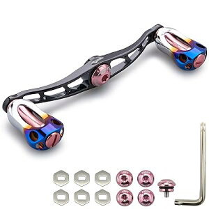 88/90/115mm ���[�� �n���h�� 22mm �m�u���� �V�}�m(SHIMANO) �_�C��(DAIWA) �A�u(Abu) �ʗp �x�C�g���[�� �p Aurora Series (115mm - �u���b�N�����s���N) (686)