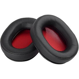 交換用イヤーパッドCompatible With Audio Technica WS660BT ATH-WS660BT ワイヤレスオーバーイヤーヘッドフォン - プロテインコーテックスイヤーマフクッション（レッド）