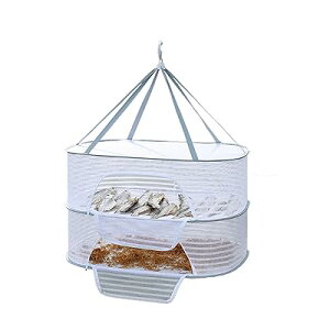 干し物ネット 平干しネット 平ぼしネット 折りたたみ式 大容量 ハンギングドライネット 干し網 コンパクト (2段)