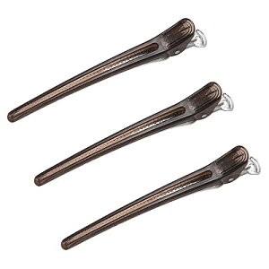 �_�b�J�[�� �����Y �w�A�s�� �w�A�N���b�v ���e�t �v���p �O�� �u���b�L���O ������ �N���b�v �Ղ����Ȃ� �s�� �傫�� L�T�C�Y 12.3cm 3�{���� �N���A�u���b�N