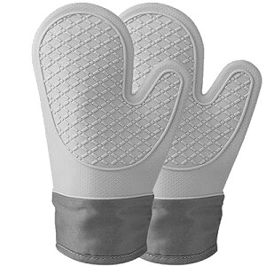 耐熱ミトン オーブンミトン 鍋つかみ オーブングローブ 2個セット シリコン 耐熱温度 300℃ シリコン素材 滑り止め やけど防止 長持ち おしゃれ キッチン手袋 電子レンジ クッキング用 ケー